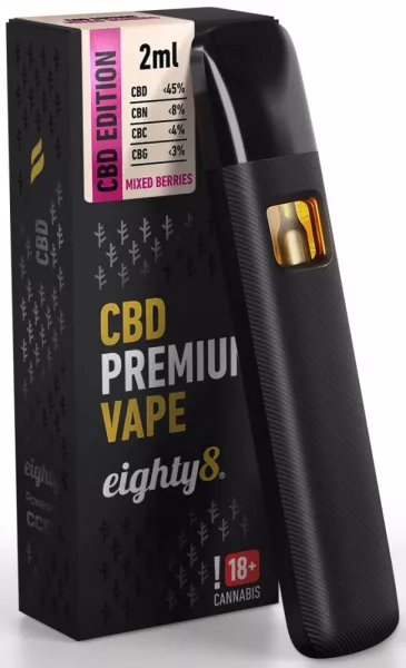 CBD Vape Pen Premium Mixed Berries, 45 % CBD, 2 ml