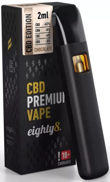 CBD Vape Pen Premium Schokolade, 45 % CBD, 2 ml